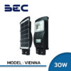โคมไฟถนนโซล่าเซลล์ LED 30W BEC VIENNA