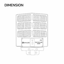 DIMENSION-โคมไฟถนนโซล่าเซลล์-LED-600W-RICHLED-SUNLIGHT