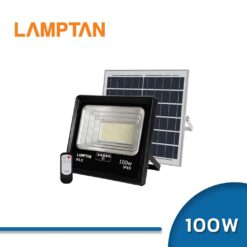 สปอร์ตไลท์โซล่าเซลล์ LED 100W LAMPTAN PAX