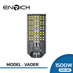 Alternative view of โคมไฟถนนโซล่าเซลล์ VADER 1500W/LED22W ENRICH