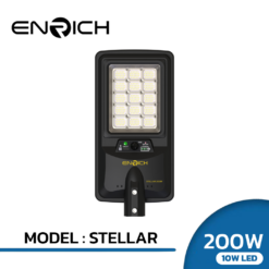 Alternative view of โคมไฟถนนโซล่าเซลล์ STELLAR 200W / LED 10W ENRICH